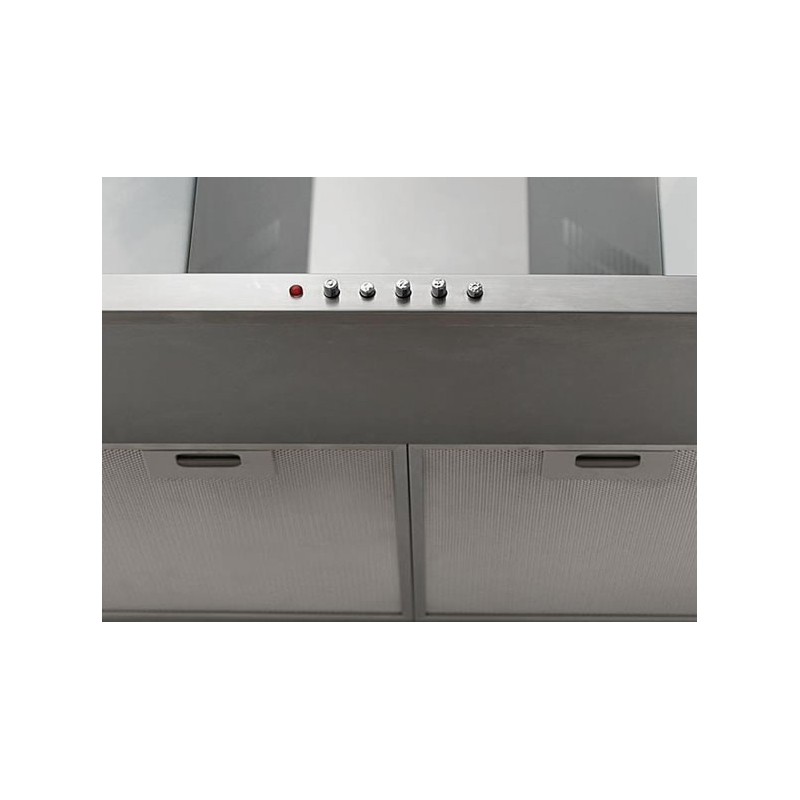 Hota de colt NTAIR KA142 90 x 90 cm, putere de absorbtie 645 mc/h, inox