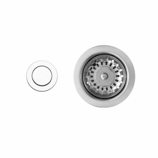 Valva automata Elleci ASP13002, o cuva, push control, finisaj inox