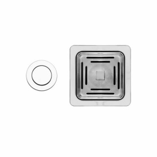 Valva automata Elleci ASP16302, o cuva, push control, finisaj inox