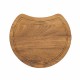 Tocator din lemn Elleci ATL02301, diametru 395 mm