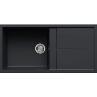 Chiuveta granit Elleci Unico 480, Antracite G59, 1000 x 500 mm, reversibila