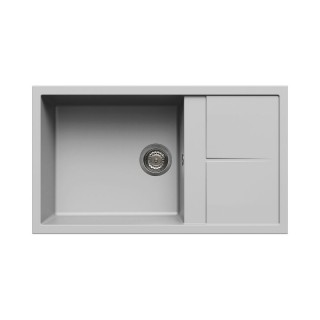 Chiuveta granit Elleci Unico 410, Aluminium M79, 860 x 500 mm, reversibila
