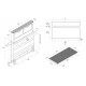 Plita cu aspiratie integrata Airforce Integra Downdraft, 4 zone de gatit, Touch Control, Timer, Booster, 700 mc/h, Negru