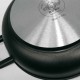 Tigaie adanca Olympia Supreme, 28 cm, multistratificata, aluminiu special pentru alimente, invelis cu titan antiaderent, negru