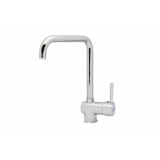 Baterie bucatarie Elleci Senna, Crom, monocomanda, cartus ceramic