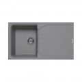 Chiuveta granit Elleci Ego 400, Cemento G48, 860 x 500 mm, reversibila