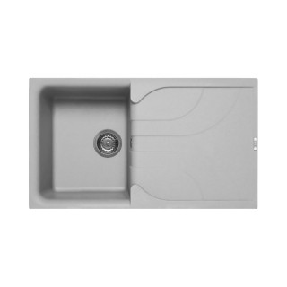 Chiuveta granit Elleci Ego 400, Aluminium M79, 860 x 500 mm, reversibila