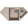 Chiuveta granit Elleci Ego Corner, Avena G51, 1000 x 500 mm, colt