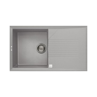 Chiuveta granit Elleci Tekno 400, Aluminium M79, 860 x 500 mm, reversibila