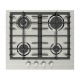 Plita pe gaz La Cottura 60 cm GX6KF43C, 4 arzatoare, gratar fonta, inox