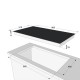 Plita pe gaz La Cottura 90 cm GG9KF53, 5 arzatoare, gratar fonta, Sticla Neagra