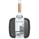 Gratar Olympia Supreme, 28 x 28 cm, multistratificat, aluminiu special pentru alimente, invelis cu titan antiaderent, negru