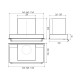 Hota incorporabila Creo Smart 60 cm, putere de absorbtie 900 mc/h, inox