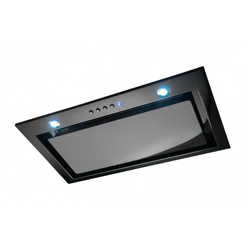 Hota incorporabila NTAIR CH111 Black 52 cm, putere de absorbtie 730 mc/h, sticla neagra