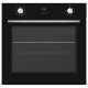 Cuptor electric La Cottura FE6V082EG 60 cm, multifunctional, grill, 65 l, Sticla Neagra