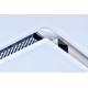 Hota incorporabila Creo Hit Line 52 cm, putere de absorbtie 480 mc/h, Touch Control, Telecomanda, Sticla alba
