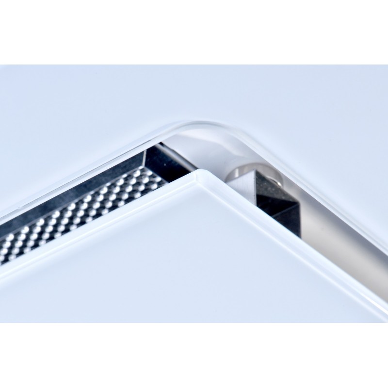 Hota incorporabila Creo Hit Line 52 cm, putere de absorbtie 480 mc/h, Touch Control, Telecomanda, Sticla alba