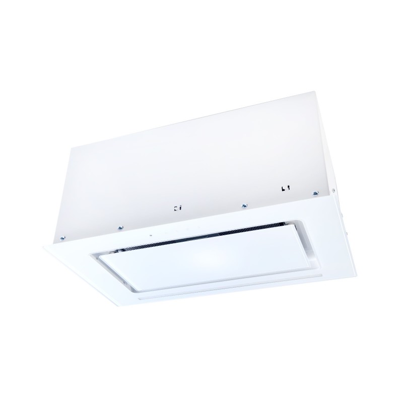 Hota incorporabila Creo Hit Line 70 cm, putere de absorbtie 480 mc/h, Touch Control, Telecomanda, Sticla alba
