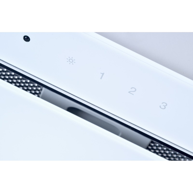 Hota incorporabila Creo Hit Line 70 cm, putere de absorbtie 480 mc/h, Touch Control, Telecomanda, Sticla alba
