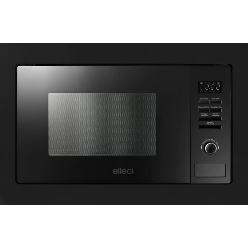 Cuptor cu microunde Elleci Plano MW, 600 x 390 mm, 10 functii, 28l, Black K86