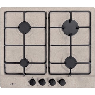 Plita pe gaz Elleci Style 60 cm, 4 arzatoare, gratar emailat, Avena G51