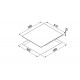Plita cu inductie Elleci Urban 60 cm, 4 zone de gatit, Touch Control, Timer, Booster, Negru