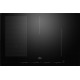 Plita cu inductie Elleci Urban 80 cm, 4 zone de gatit, Touch Control, Timer, Booster, Negru