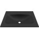 Chiuveta baie / Lavoar cu blat Elleci Vivo 60, 605 x 487 mm, finisaj Duratek, culoare DBK Black