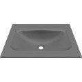 Chiuveta baie / Lavoar cu blat Elleci Vivo 60, 605 x 487 mm, finisaj Duratek, culoare DGR Grey