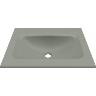 Chiuveta baie / Lavoar cu blat Elleci Vivo 60, 605 x 487 mm, finisaj Duratek, culoare DSG Sage