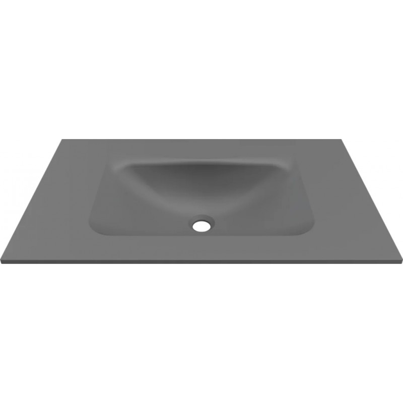 Chiuveta baie / Lavoar cu blat Elleci Vivo 90, 905 x 487 mm, finisaj Duratek, culoare DGR Grey