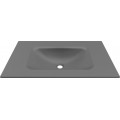 Chiuveta baie / Lavoar cu blat Elleci Vivo 90, 905 x 487 mm, finisaj Duratek, culoare DGR Grey
