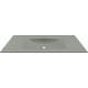 Chiuveta baie / Lavoar cu blat Elleci Vivo 120, 1205 x 487 mm, finisaj Duratek, culoare DSG Sage