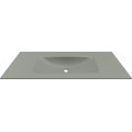 Chiuveta baie / Lavoar cu blat Elleci Vivo 120, 1205 x 487 mm, finisaj Duratek, culoare DSG Sage