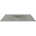 Chiuveta baie / Lavoar cu blat Elleci Deciso 120, 1205 x 487 mm, finisaj Duratek, culoare DSG Sage