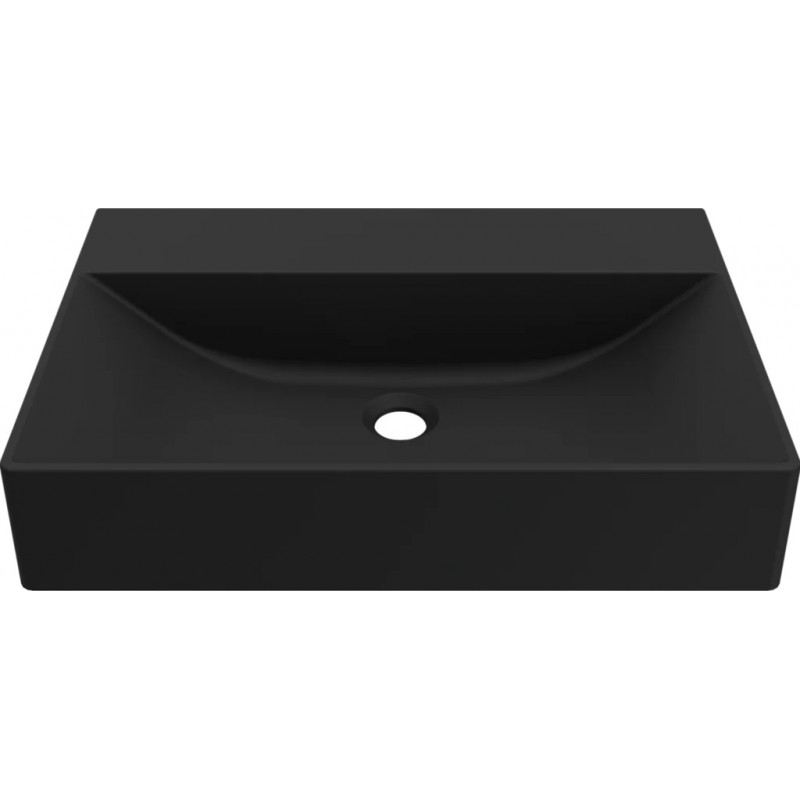 Chiuveta baie / Lavoar pe blat Elleci Puro T 60, 600 x 400 mm, finisaj Duratek, culoare DBK Black