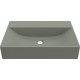 Chiuveta baie / Lavoar pe blat Elleci Puro T 60, 600 x 400 mm, finisaj Duratek, culoare DSG Sage