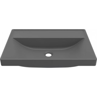 Chiuveta baie / Lavoar semi-incastrat Elleci Puro D 60, 600 x 400 mm, finisaj Duratek, culoare DGR Grey