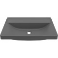 Chiuveta baie / Lavoar semi-incastrat Elleci Puro D 60, 600 x 400 mm, finisaj Duratek, culoare DGR Grey