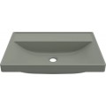 Chiuveta baie / Lavoar semi-incastrat Elleci Puro D 60, 600 x 400 mm, finisaj Duratek, culoare DSG Sage