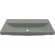 Chiuveta baie / Lavoar semi-incastrat Elleci Puro D 80, 800 x 400 mm, finisaj Duratek, culoare DSG Sage
