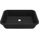 Chiuveta baie / Lavoar incorporabil Elleci Intenso 48, 520 x 380 mm, finisaj Duratek, culoare DBK Black
