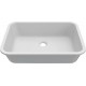 Chiuveta baie / Lavoar incorporabil Elleci Intenso 48, 520 x 380 mm, finisaj Duratek, culoare DWH White