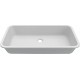 Chiuveta baie / Lavoar incorporabil Elleci Intenso 64, 680 x 380 mm, finisaj Duratek, culoare DWH White