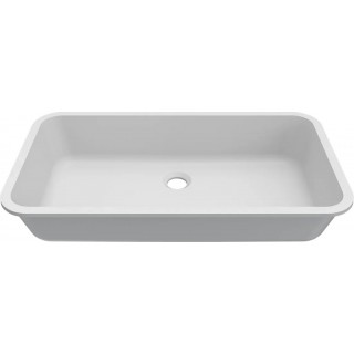 Chiuveta baie / Lavoar incorporabil Elleci Intenso 64, 680 x 380 mm, finisaj Duratek, culoare DWH White