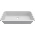 Chiuveta baie / Lavoar incorporabil Elleci Intenso 64, 680 x 380 mm, finisaj Duratek, culoare DWH White