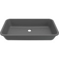 Chiuveta baie / Lavoar incorporabil Elleci Intenso 64, 680 x 380 mm, finisaj Duratek, culoare DGR Grey