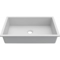 Chiuveta baie / Lavoar incorporabil Elleci Intenso Quadro 48, 520 x 340 mm, finisaj Duratek, culoare DWH White