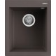 Chiuveta granit Elleci Quadra 100, Cocoa K87, 410 x 500 mm