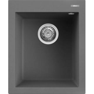 Chiuveta granit Elleci Quadra 100, Concrete K99, 410 x 500 mm
